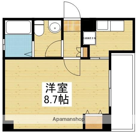 キャピトル新大阪(1K/2階)の間取り写真