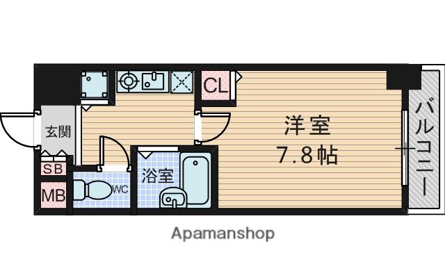 日大ロイヤル西中島(1K/5階)の間取り写真