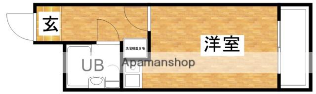 ライオンズマンション新大阪第3(ワンルーム/13階)の間取り写真