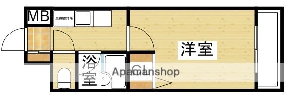 エスリード新大阪第5(1K/11階)の間取り写真