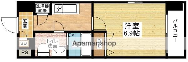 エスリード北大阪レジデンス(1K/5階)の間取り写真