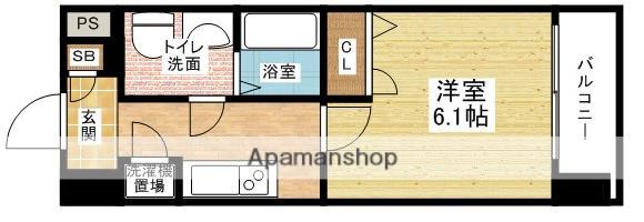 エスリード北大阪レジデンス(1K/10階)の間取り写真