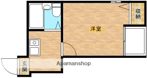 第1クリスタル新大阪(1K/7階)の間取り写真