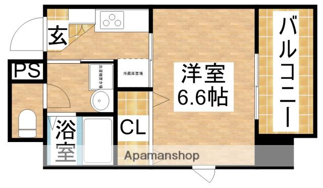 プレミアムステージ新大阪駅前(1K/11階)の間取り写真