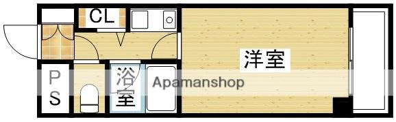 ロイヤルハイツ西淡路PART2(1K/2階)の間取り写真