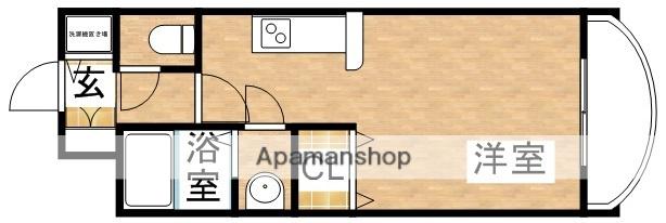 ノルデンタワー新大阪(1K/6階)の間取り写真