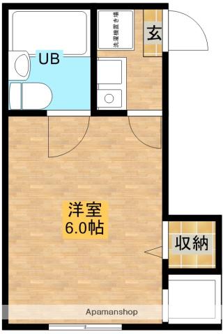 コートダルジャンⅡ(1K/5階)の間取り写真