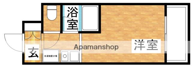 グランメール新大阪(1K/4階)の間取り写真