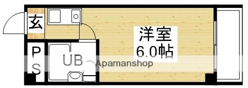 メゾン・ド・スラン(ワンルーム/2階)の間取り写真