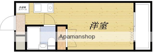 ロイヤルコート花菱(1DK/1階)の間取り写真