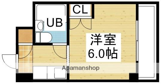 TBM南方(1K/6階)の間取り写真