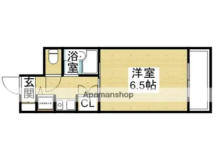 リーガル新大阪Ⅱ(1K/3階)の間取り写真
