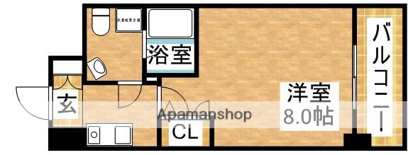 SEST新大阪(1K/6階)の間取り写真