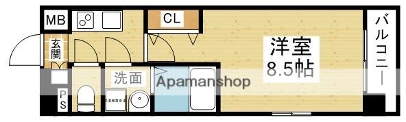 ジュネス新大阪レジデンス(1K/10階)の間取り写真