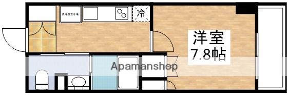 コンフォリア江坂(1K/11階)の間取り写真