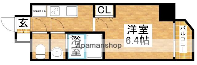 S-RESIDENCE新大阪ウエスト(1K/10階)の間取り写真