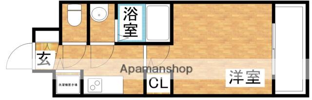 アスヴェル新大阪サウス(1K/10階)の間取り写真