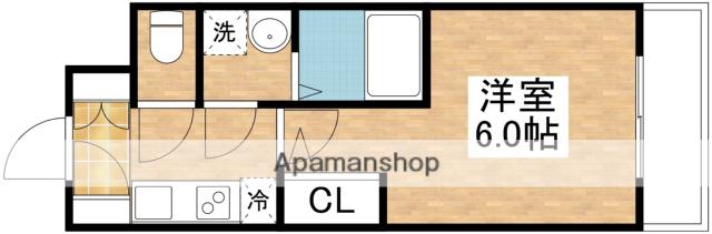 S-RESIDENCE新大阪GARDEN(1K/11階)の間取り写真