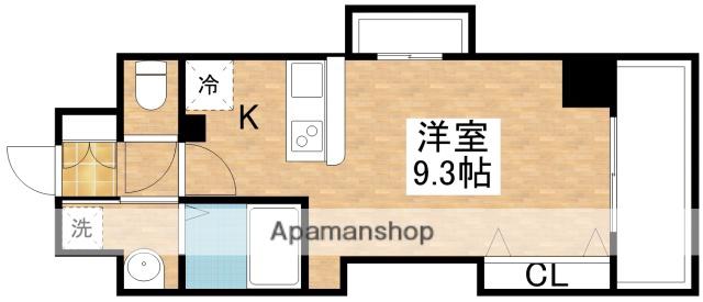 LUXE新大阪4(1K/3階)の間取り写真