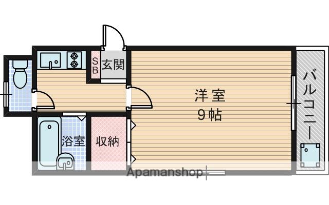 セントラル淀川(1K/2階)の間取り写真