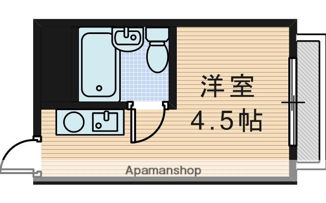 KAISEI上新庄(ワンルーム/3階)の間取り写真