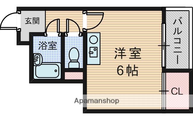 グランドコート新大阪(1K/1階)の間取り写真