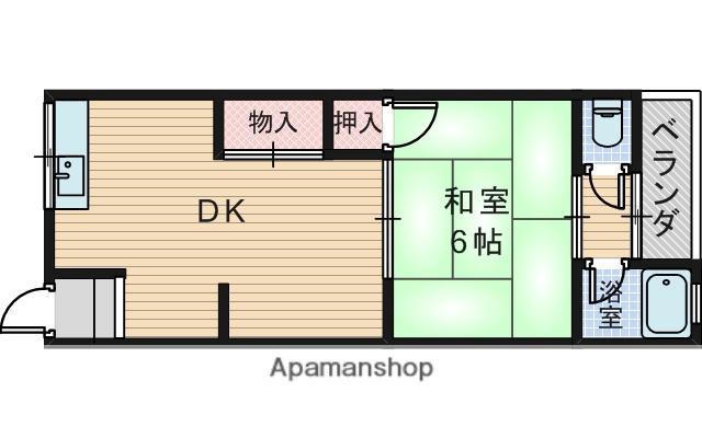 昭和ハイツ(1LDK/2階)の間取り写真