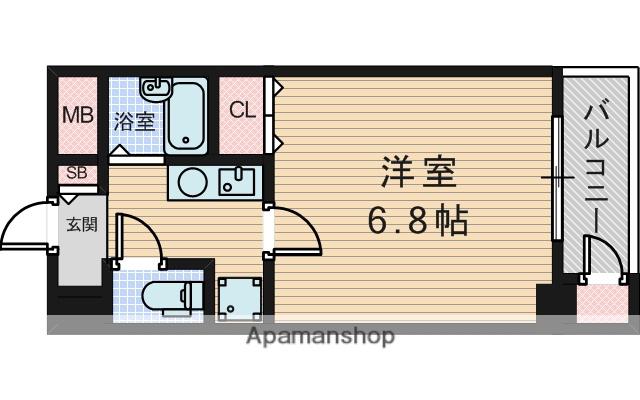 モンテ新大阪(1K/7階)の間取り写真