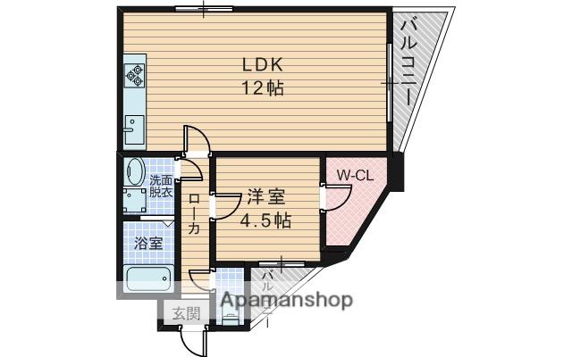 クリアコートU・PART3(1LDK/7階)の間取り写真