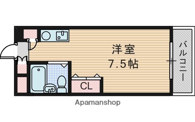 サニーハイツ伊東(1K/6階)の間取り写真