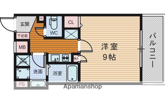 アドバンス新大阪CITYLIFE(1K/4階)の間取り写真