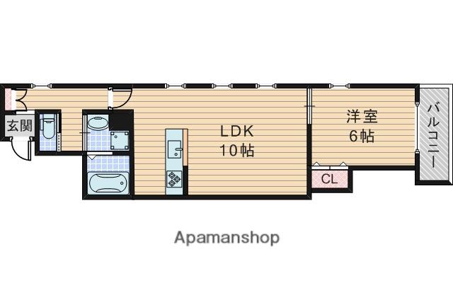 FORESUTMAISON INTIPUNKU(1LDK/3階)の間取り写真