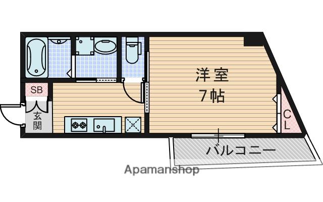 アウラ新大阪(1K/8階)の間取り写真