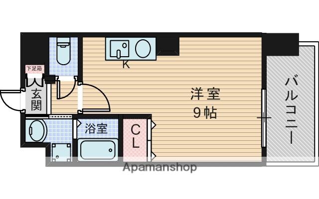 COMFORESPA新大阪(ワンルーム/9階)の間取り写真