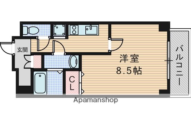 CHARME十三本町(1K/2階)の間取り写真