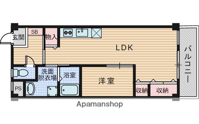 メゾン・オ・ミディ(2LDK/5階)の間取り写真