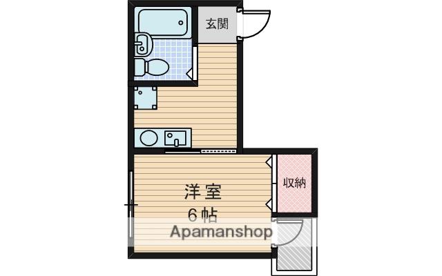 メゾン東栄岡町(1DK/2階)の間取り写真