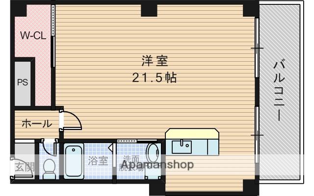 アセックエアポートビル(ワンルーム/3階)の間取り写真