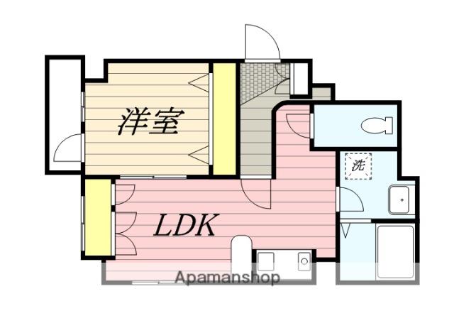 リーフジャルダンMILANO(1LDK/3階)の間取り写真