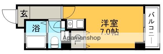 ラヴィ21(1K/5階)の間取り写真