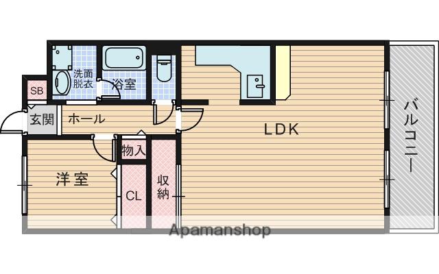 サンフラッツ南桜塚(3LDK/1階)の間取り写真