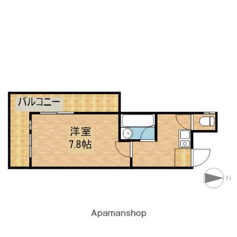 SINCE91ハウス(1K/3階)の間取り写真
