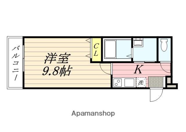 フジパレス服部本町1番館(1K/1階)の間取り写真