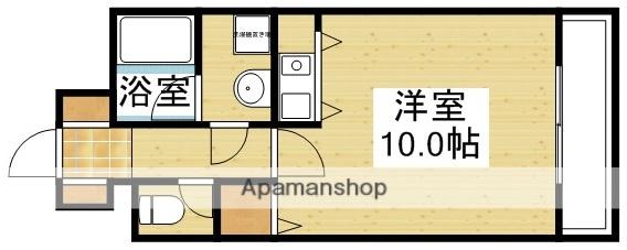 サニーセレクトコーポ(ワンルーム/1階)の間取り写真