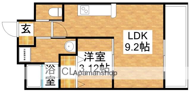 アーバンフラッツ西中島(1LDK/7階)の間取り写真
