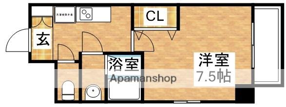 アドバンス新大阪Ⅵ ビオラ(1K/7階)の間取り写真