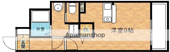 スワンズシティ新大阪(1K/7階)の間取り写真