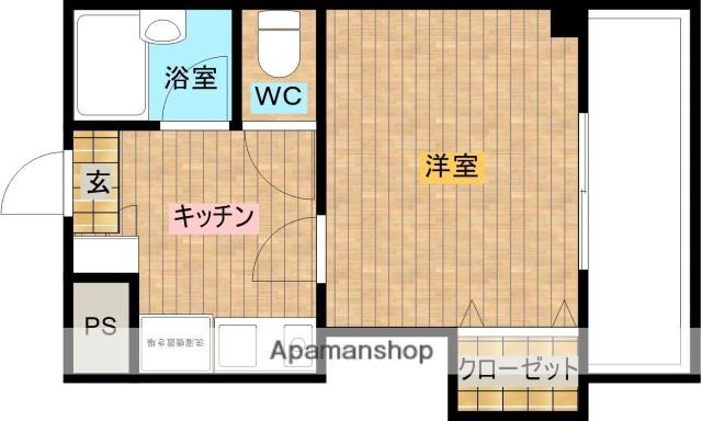イースト新大阪(1K/6階)の間取り写真