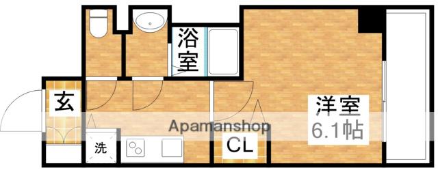 プレサンス新大阪ザシティ(1K/3階)の間取り写真