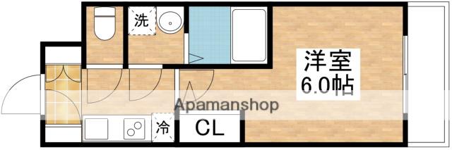 M-RESIDENCE新大阪GARDEN(1K/8階)の間取り写真